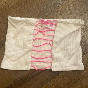 Emma and Sam strapless crop top